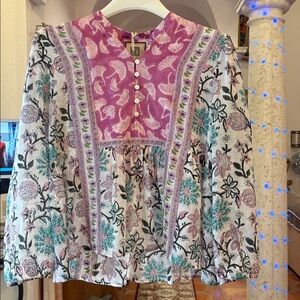 Alicia Bell Cotton Silk Top